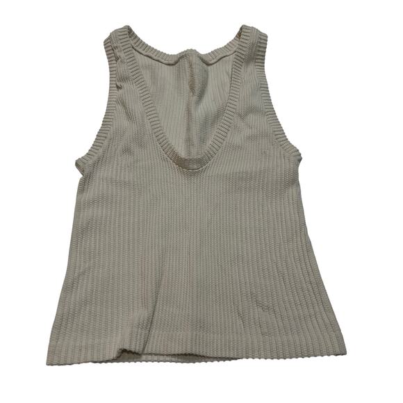 M169 INTIMATELY Free People Women's Crop Tank Top Beige Small - Picture 1 of 3